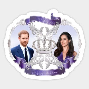 Harry and Meghan #royalwedding celebration Sticker